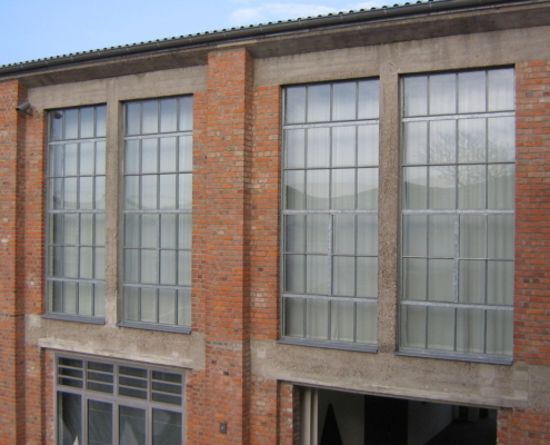 Stahlfenster Loftfenster Industriedesign großformatig