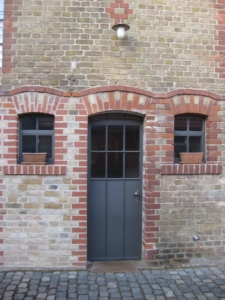 Stahlfenster und Tür Industrial Look