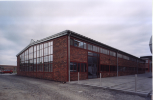 Stahl-Glas-Fassade Industriedesign wärmegedämmt