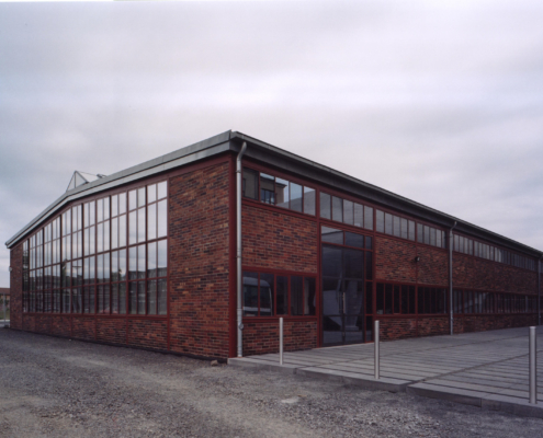 Stahl-Glas-Fassade Industriedesign wärmegedämmt