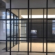 Stahl Glas Trennwand Industriedesign