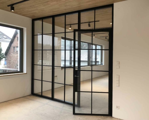 Stahl Glas Industrie Style Trennwand