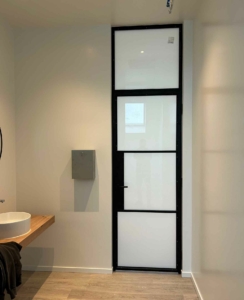 Stahl Glas Innentür schwarz, Loftdesign
